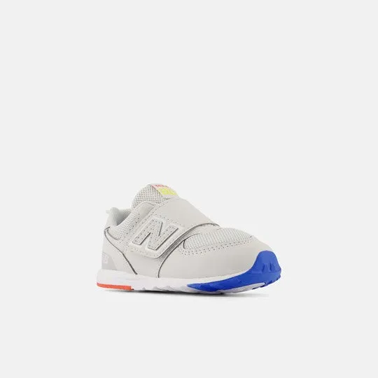 574 NEW-B Toddler Sneaker - Grey Matter with Lemon Zest