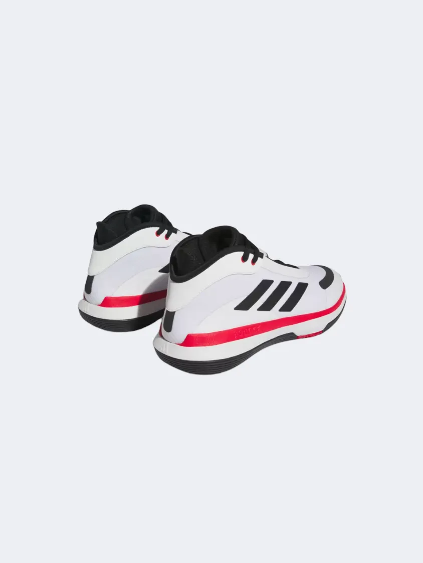 Adidas Bounce Legends Men Basketball Shoes White/Black/Scarlet