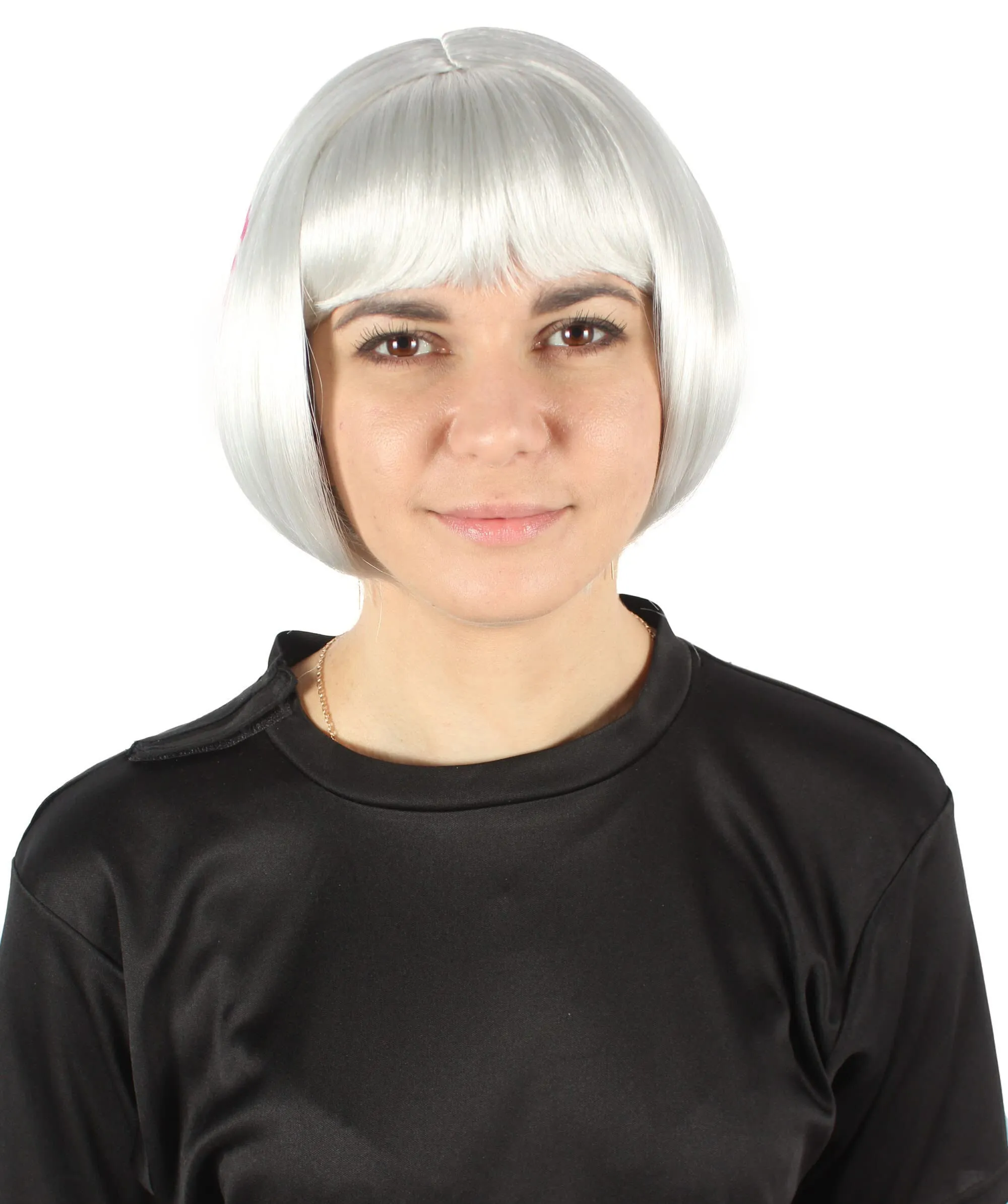 Adult Women’s Flag-themed Short Bob Wig with Bangs for Sporting Events, Multiple Countries Option, Flame-retardant Synthetic Fiber Wig

 | HPO