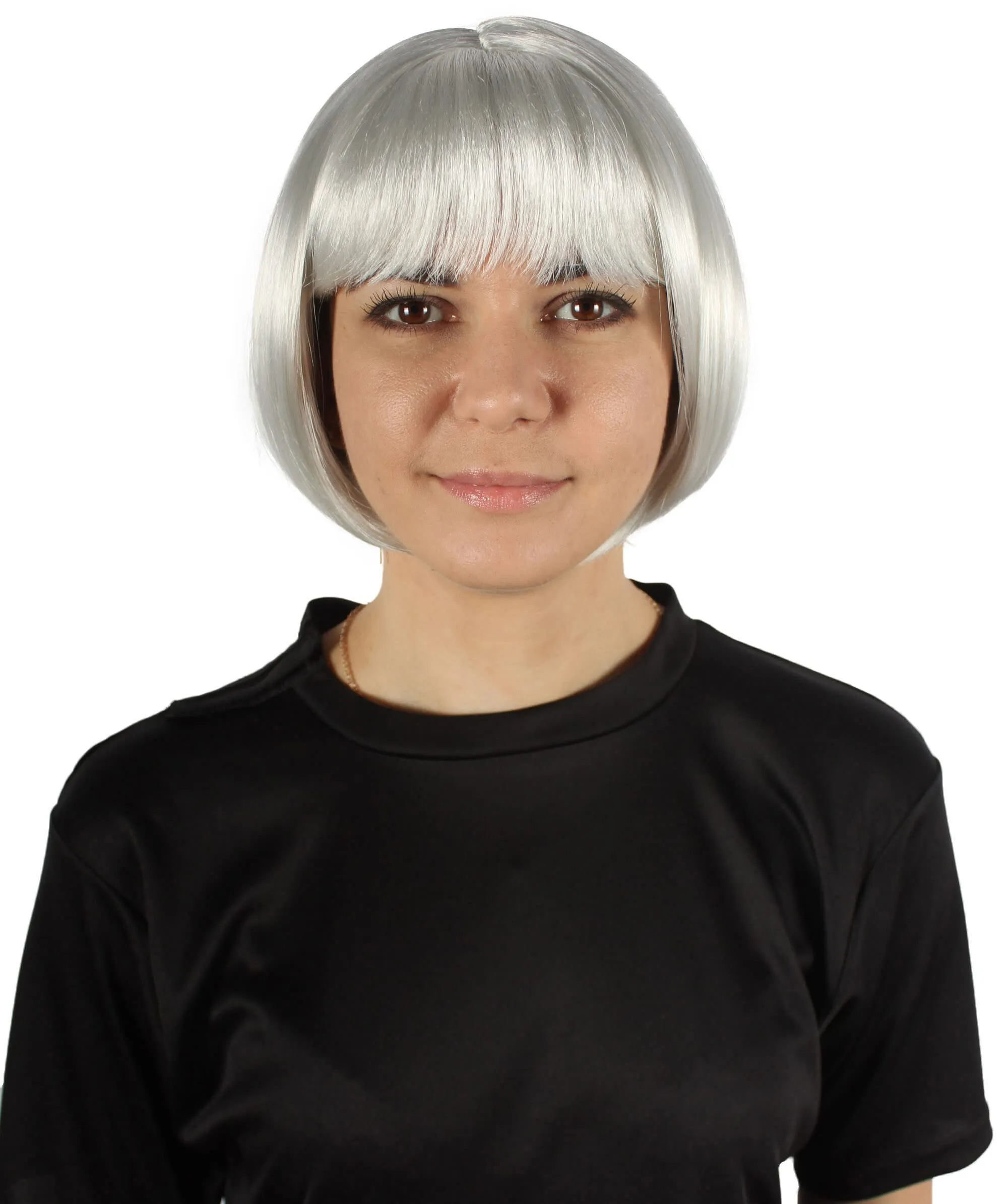 Adult Women’s Flag-themed Short Bob Wig with Bangs for Sporting Events, Multiple Countries Option, Flame-retardant Synthetic Fiber Wig

 | HPO