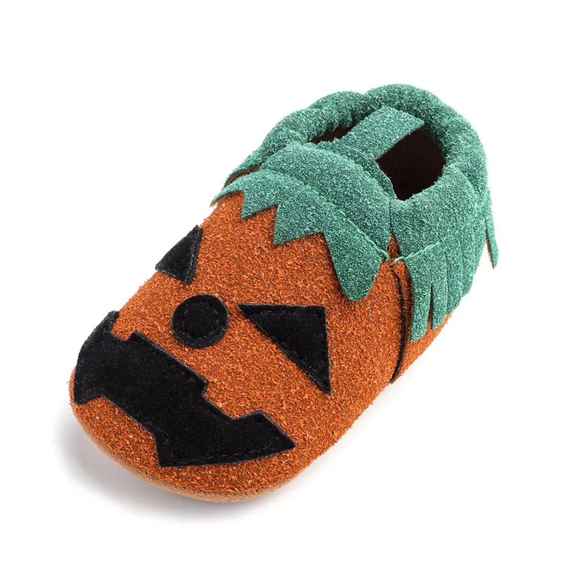 Baby Girls Boys Halloween Pumpkin Cosplay Slip-on Shoes Soft First Walking Children Canvas Shoes Kids Girls Walking Shoes