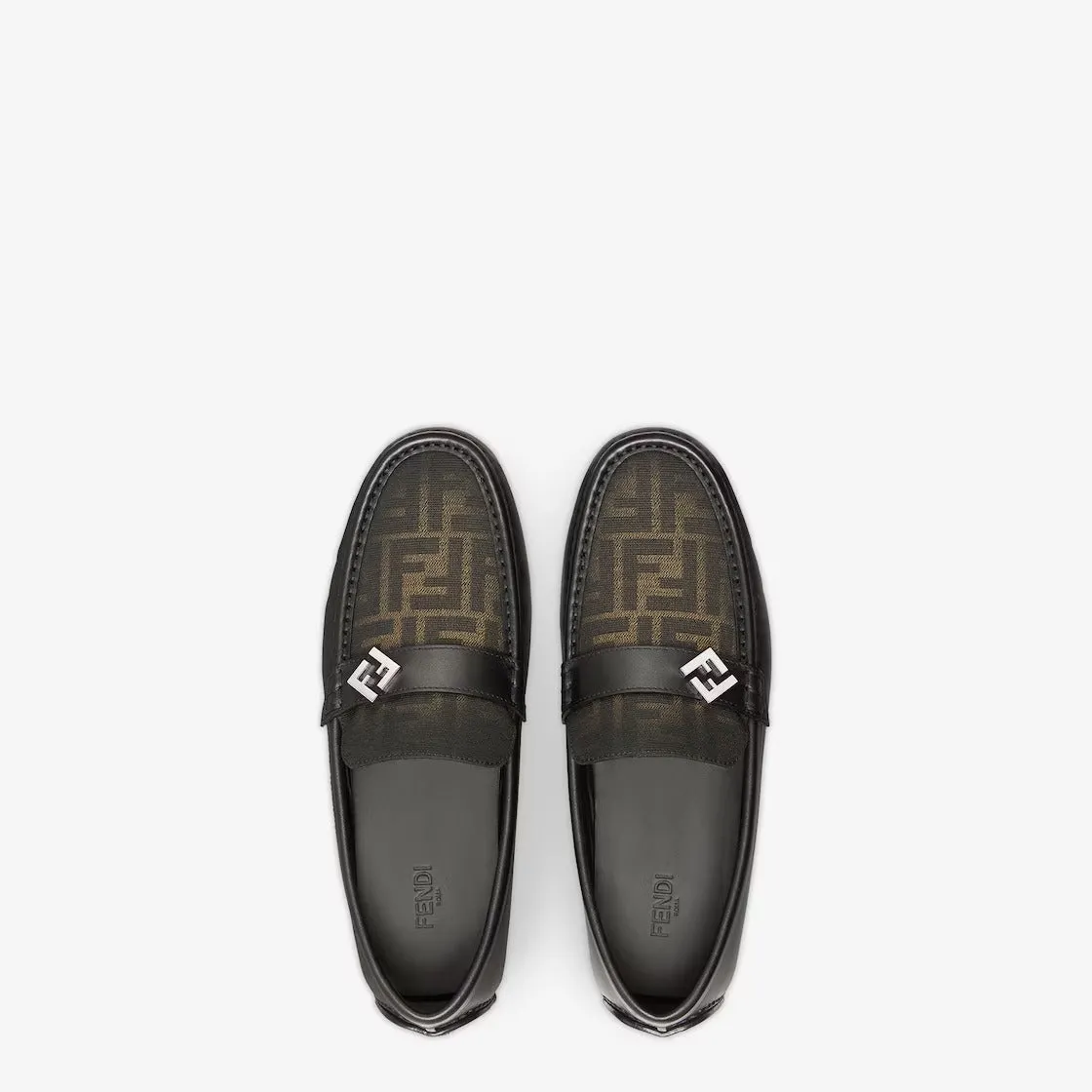 BLACK FENDI MEN SHOES