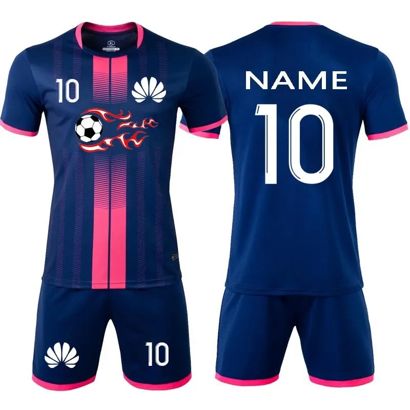 Children Football Jerseys Men Women Boys Girls Soccer Sets Short Sleeve Kids Football Uniforms Adult Kids Soccer Jersey Shorts Set