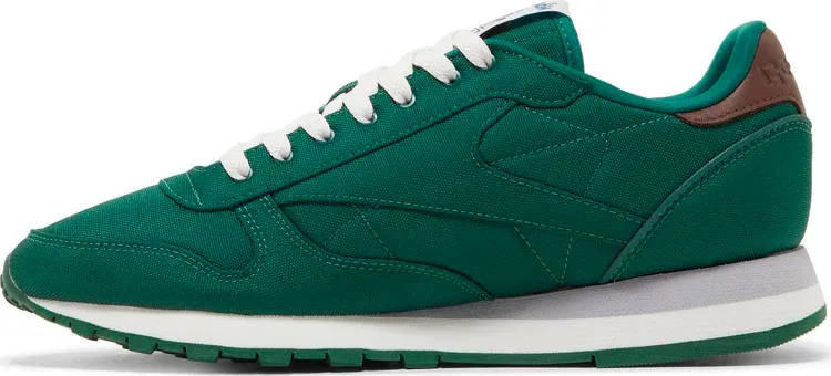 Classic leather 'dark green' Reebok sneakers, green