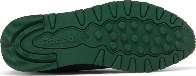 Classic leather 'dark green' Reebok sneakers, green