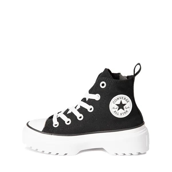 Converse Chuck Taylor All Star Lugged Lift High Top Sneakers - Little Kid, Black and White