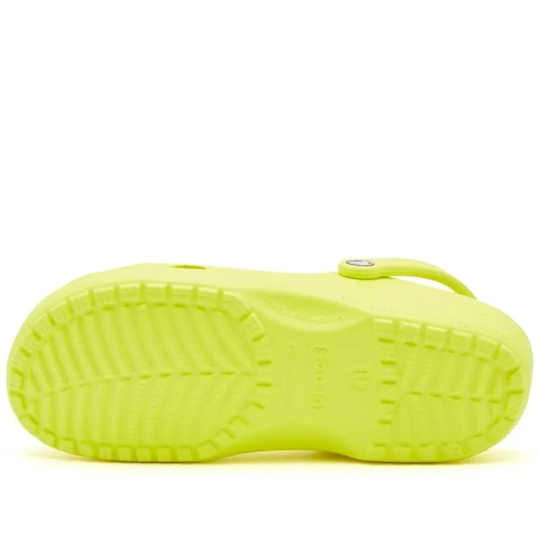 Crocs Classic clogs, bright yellow-lime