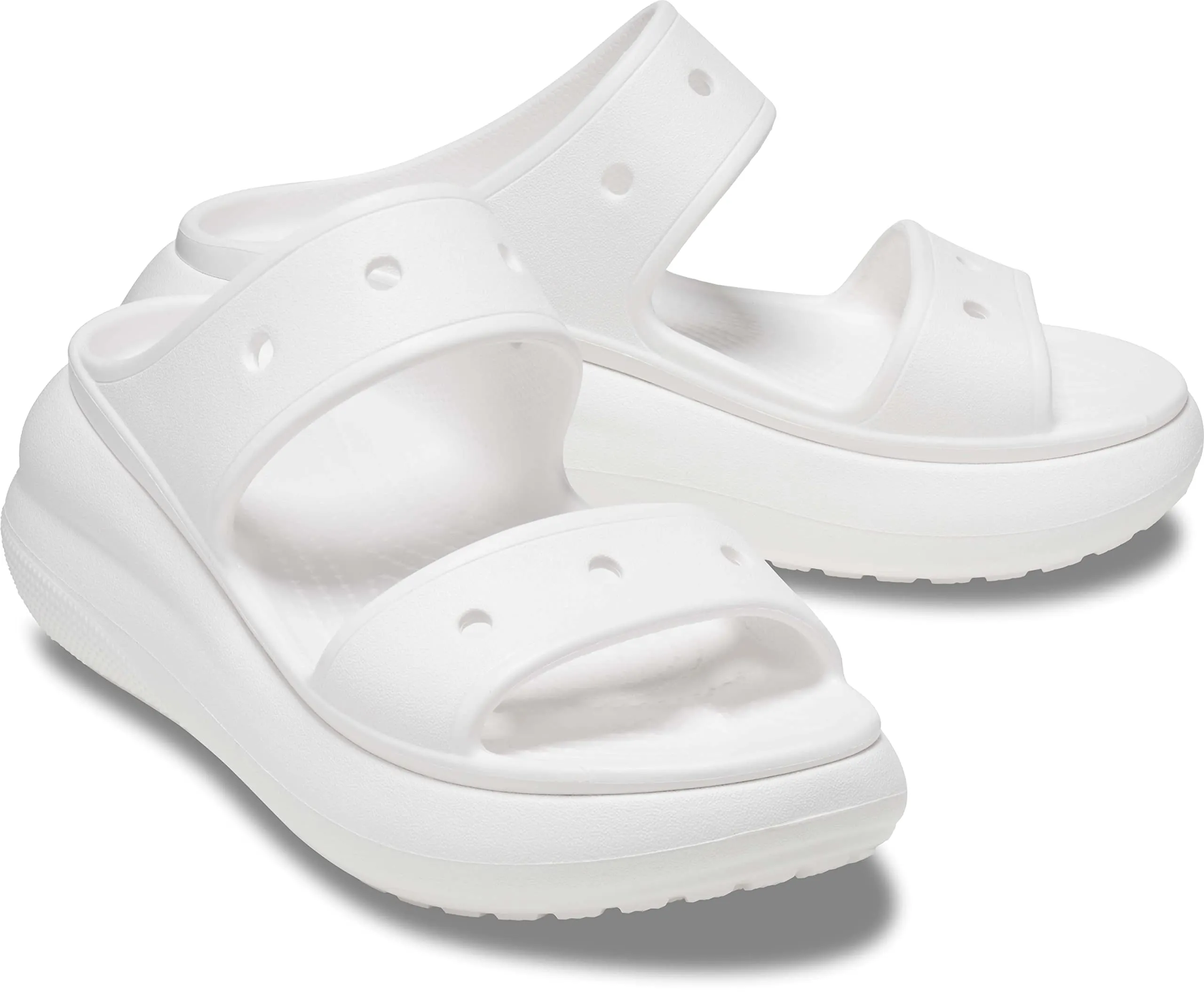 Crocs Unisex Adult White Classic Sandal 207670-100-M7W9