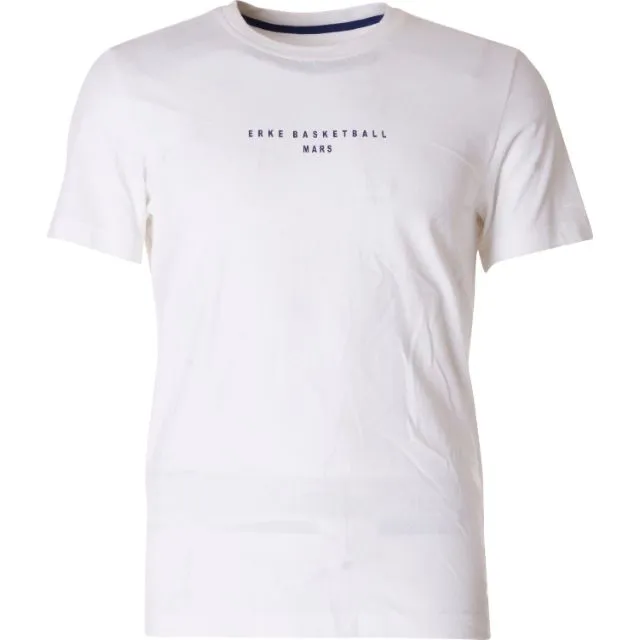 Erke M. Crew Neck Men Training T-Shirt White 11218219194-001