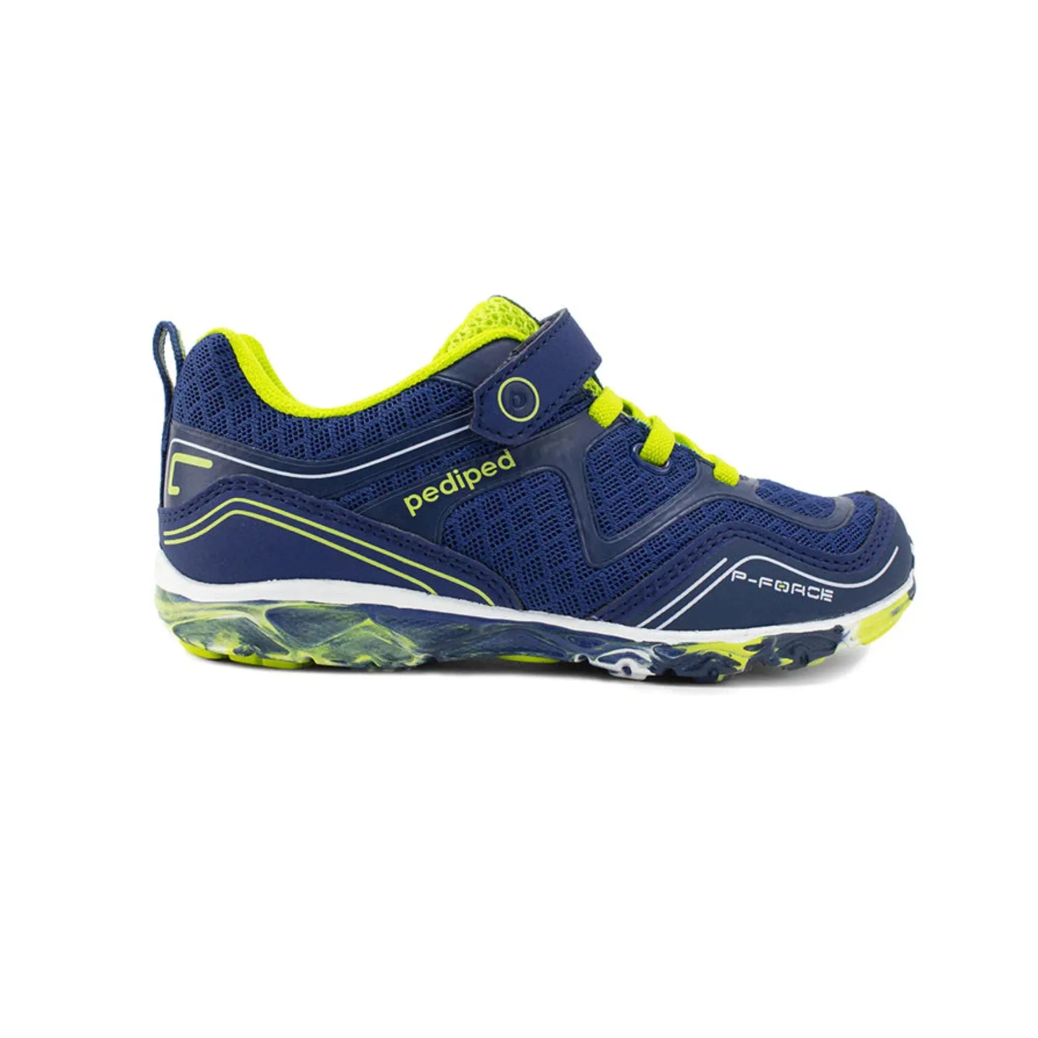 Flex Force Indigo Lime Athletic Shoes