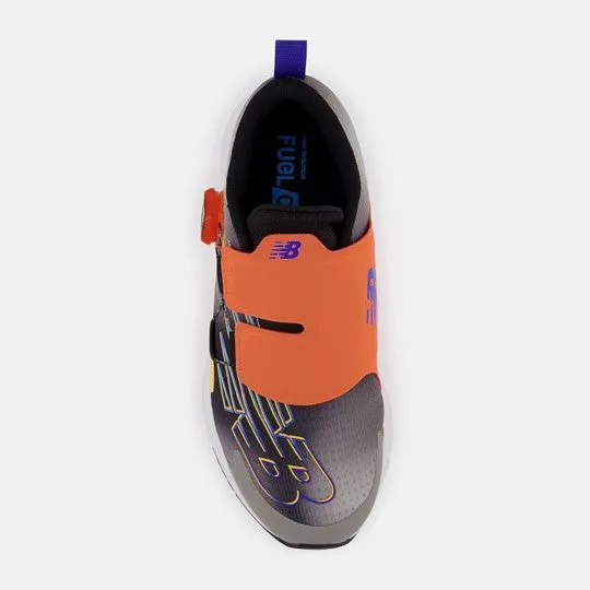 FuelCore Kid's Reveal BOA® Trainer - Black with Orange and Blue