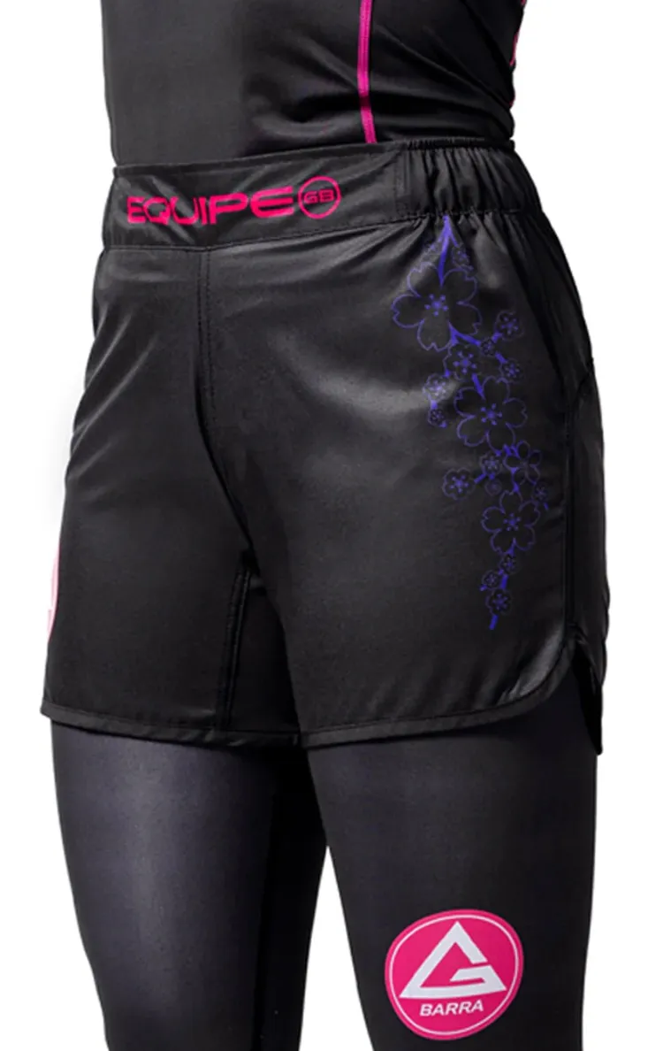 GB Sakura Womens Training Shorts - Black