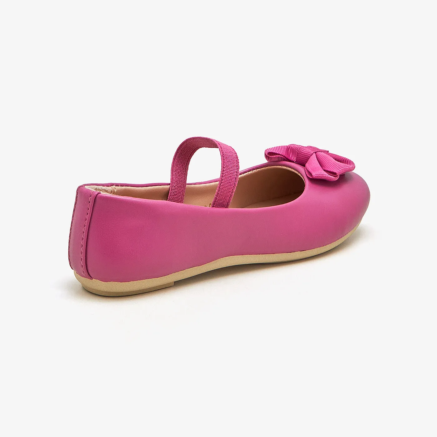 Girls Bow Tie Ballerinas