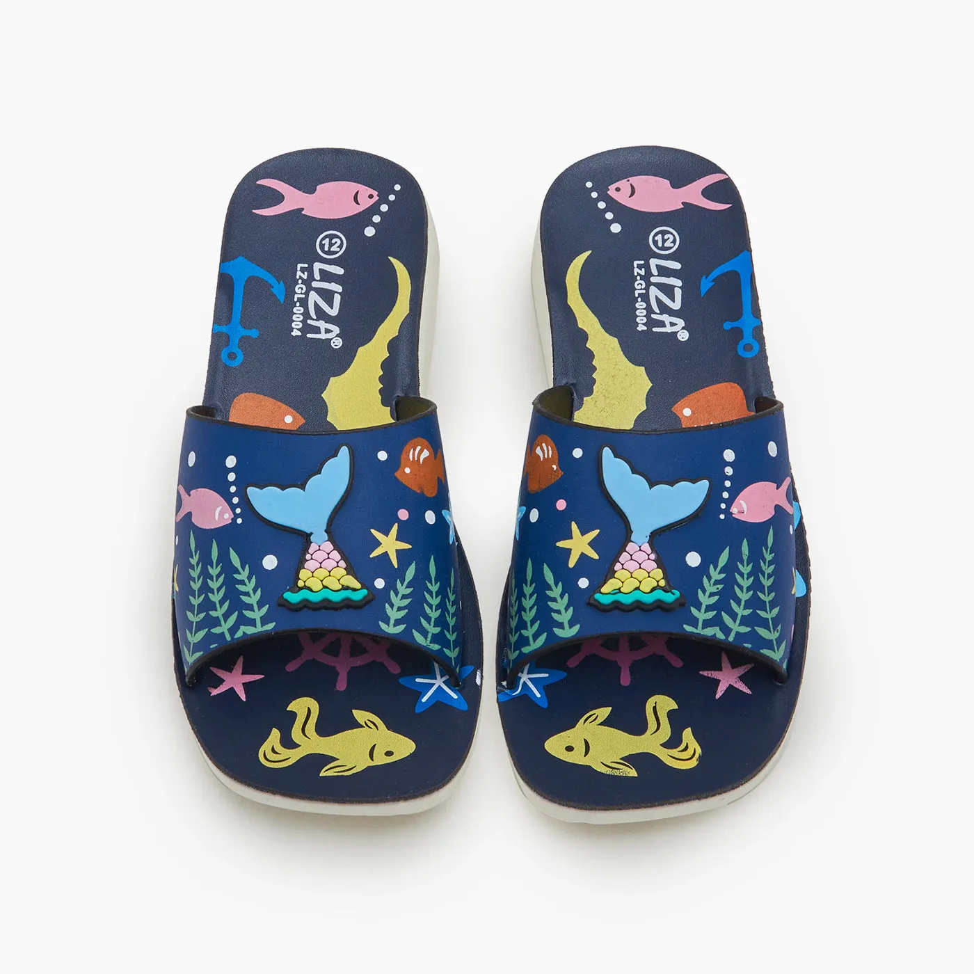 Girls Printed Chappal