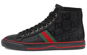 Gucci Off The Grid High Top Sneakers, Black GG