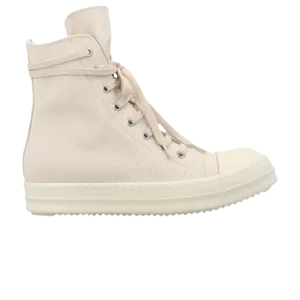 High-top sneakers Rick Owens Wmns DRKSHDW Strobe Cotton Denim High, cream