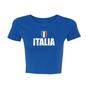 Italia Soccer Cropped Tee