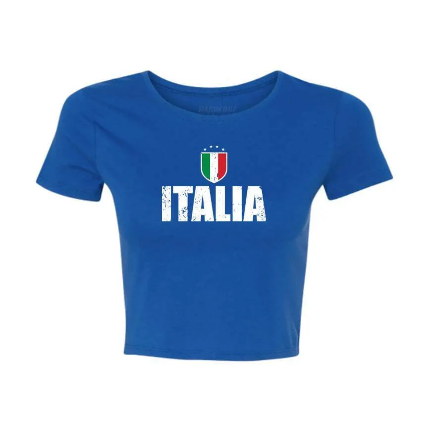 Italia Soccer Cropped Tee