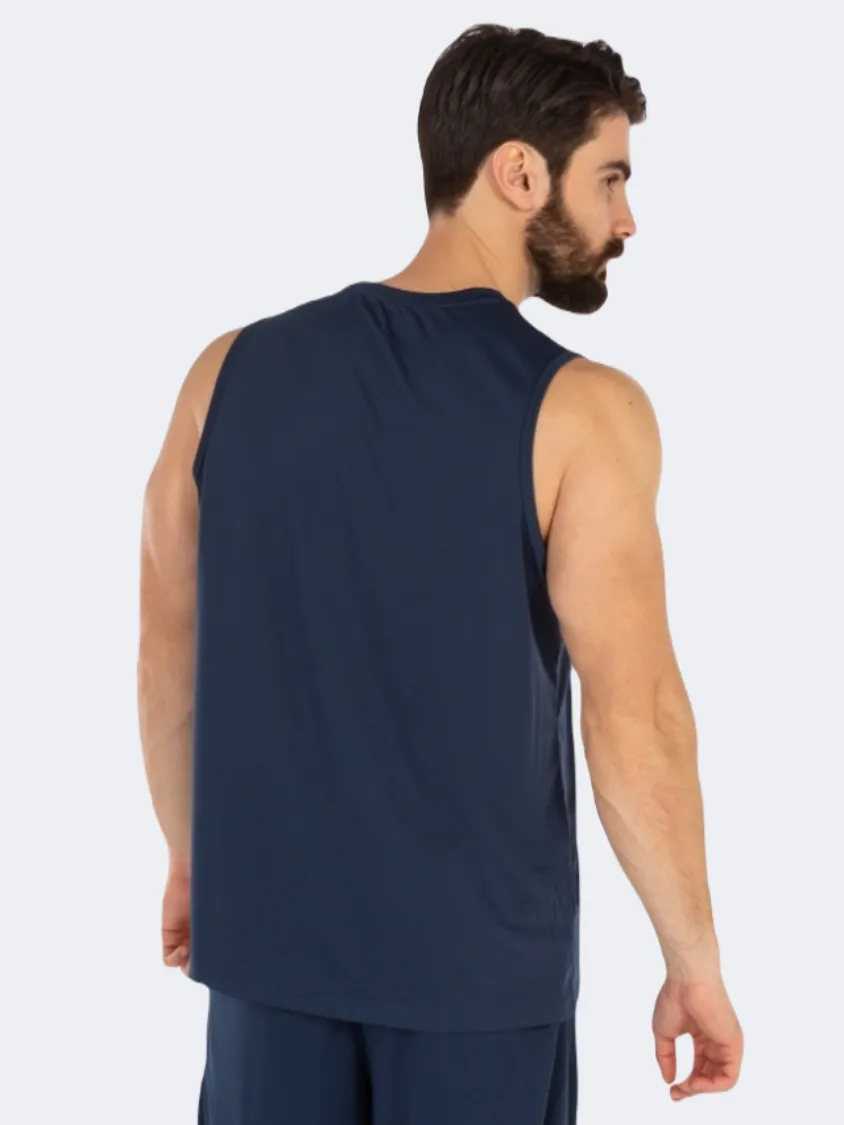 Joma Combi Men Basketball Sleeveless Navy Blue