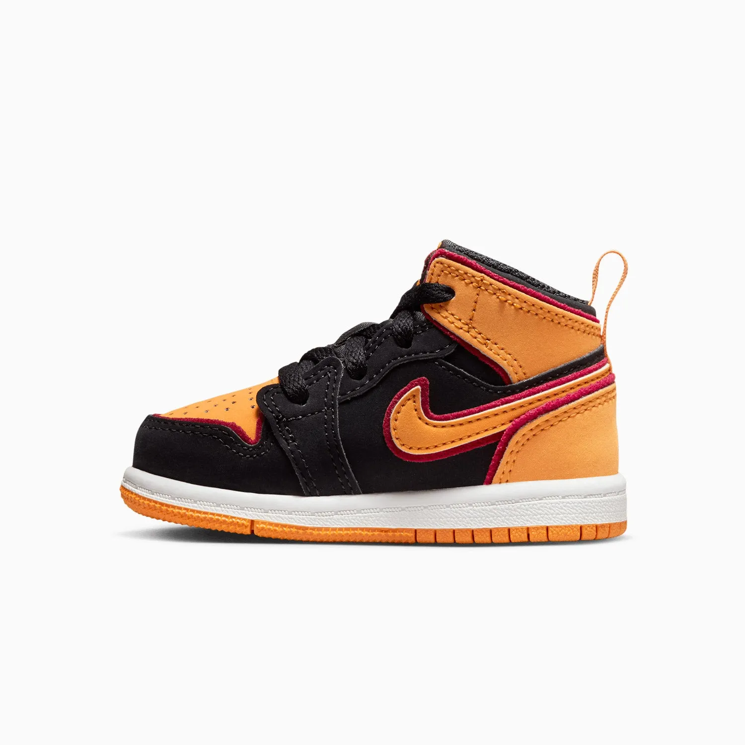 Kid's Air Jordan 1 Mid SE "Vivid Orange" Toddlers