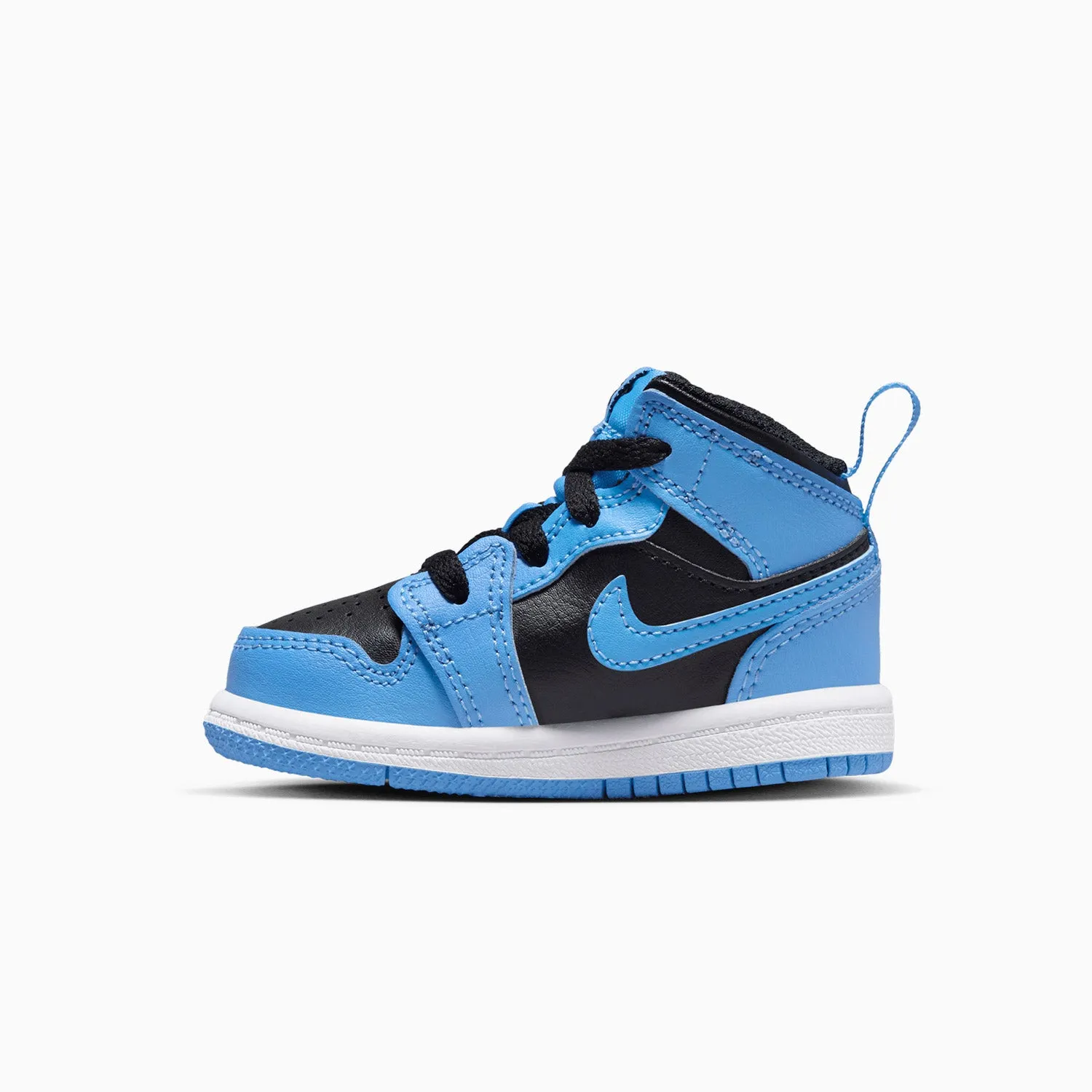 Kid's Jordan 1 Mid "University Blue Black" Toddlers