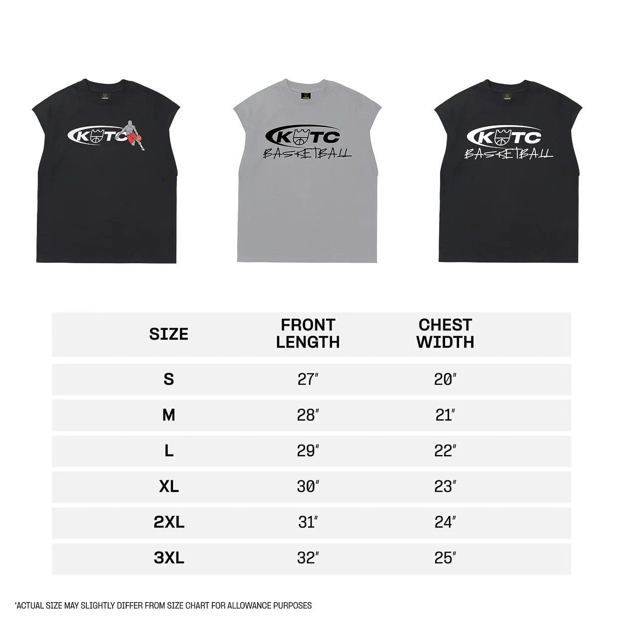 KOTC AND1 "Basketball" Muscle Tee - Black