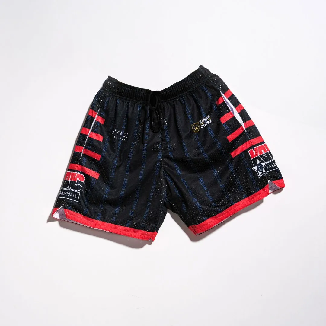 KOTC Basketball x Bri Ancheta x MNL Kingpin Swingman Mesh Shorts in Heavyweight Fabric Artist Series