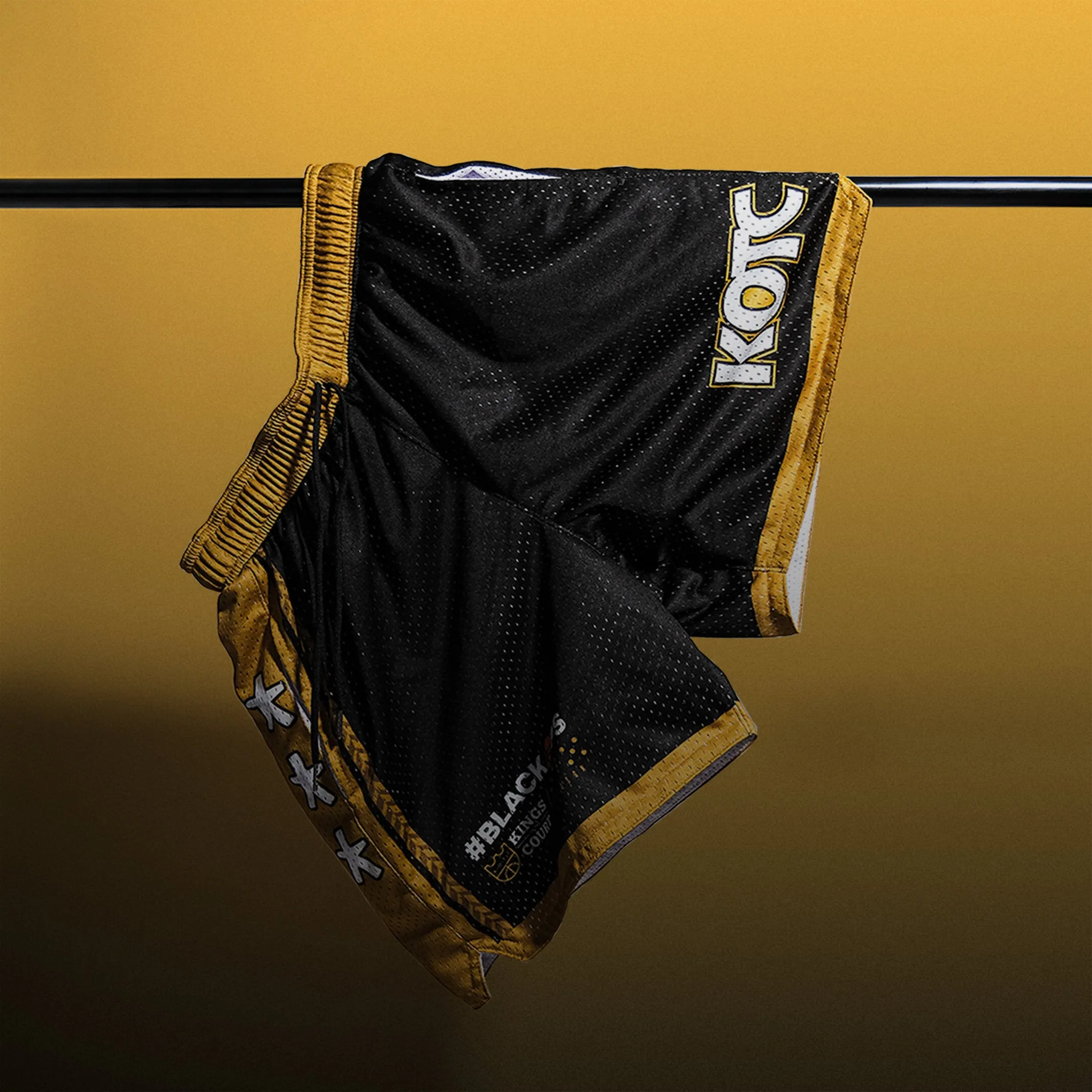 KOTC Basketball x Bri Ancheta x MNL Kingpin Swingman Mesh Shorts in Heavyweight Fabric Artist Series