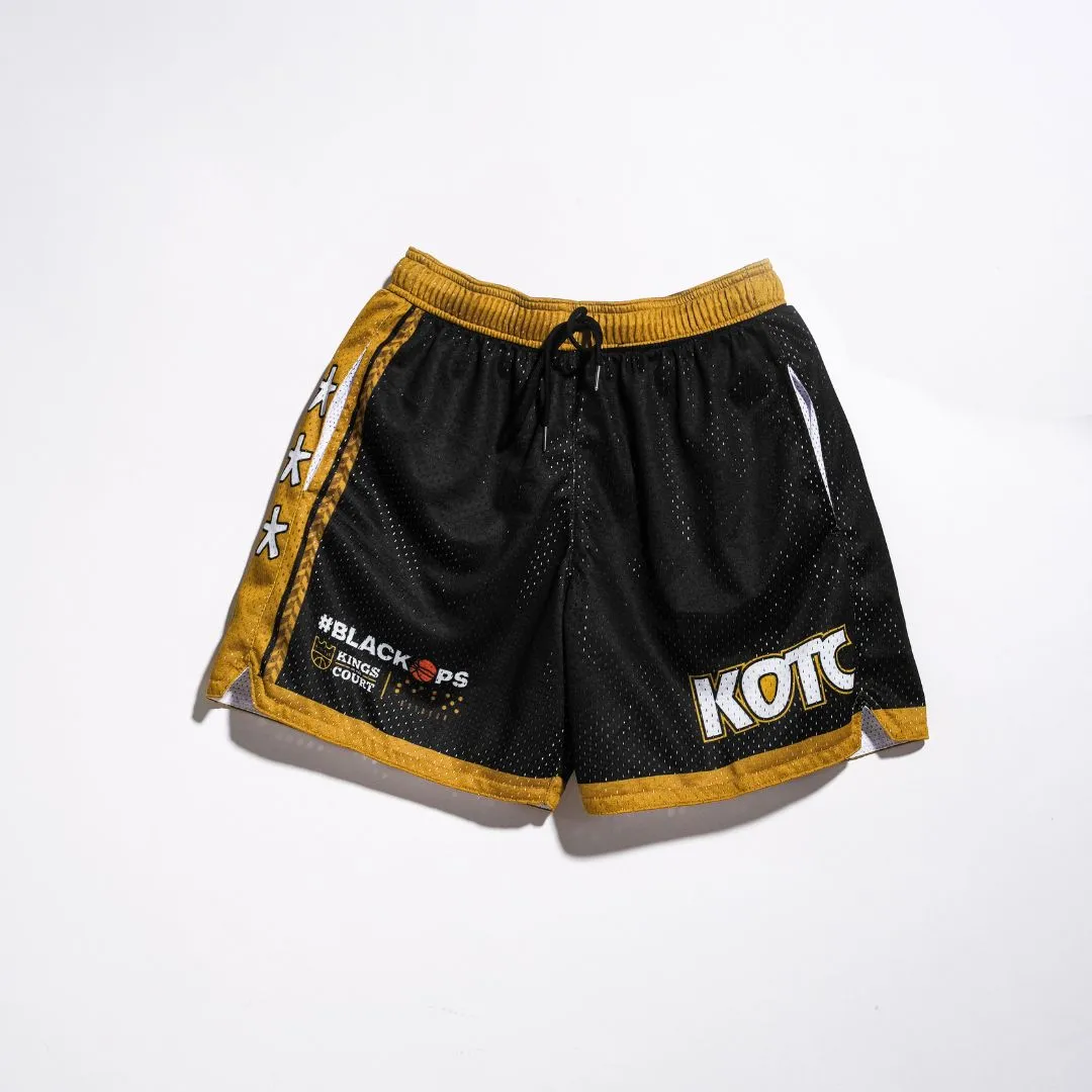 KOTC Basketball x Bri Ancheta x MNL Kingpin Swingman Mesh Shorts in Heavyweight Fabric Artist Series