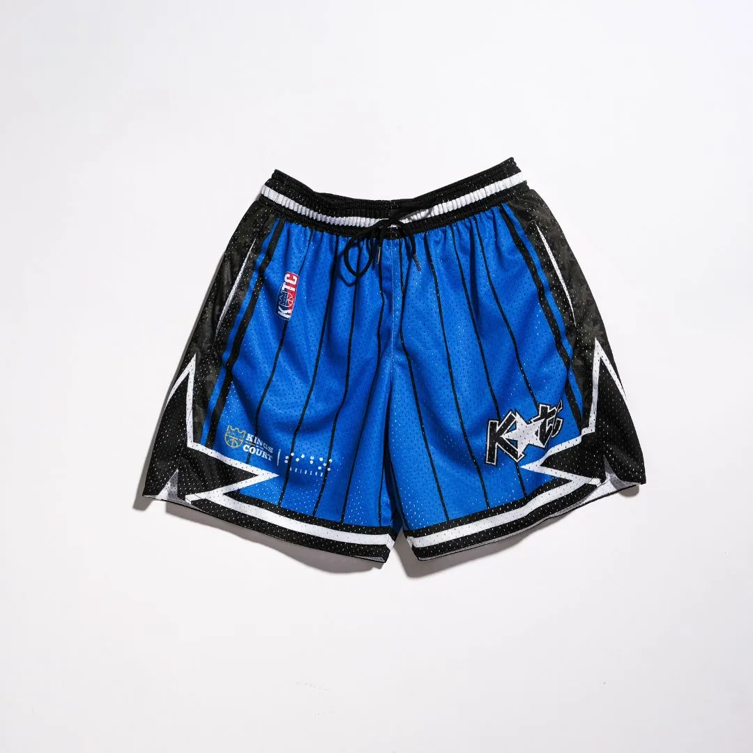 KOTC Basketball x Bri Ancheta x MNL Kingpin Swingman Mesh Shorts in Heavyweight Fabric Artist Series