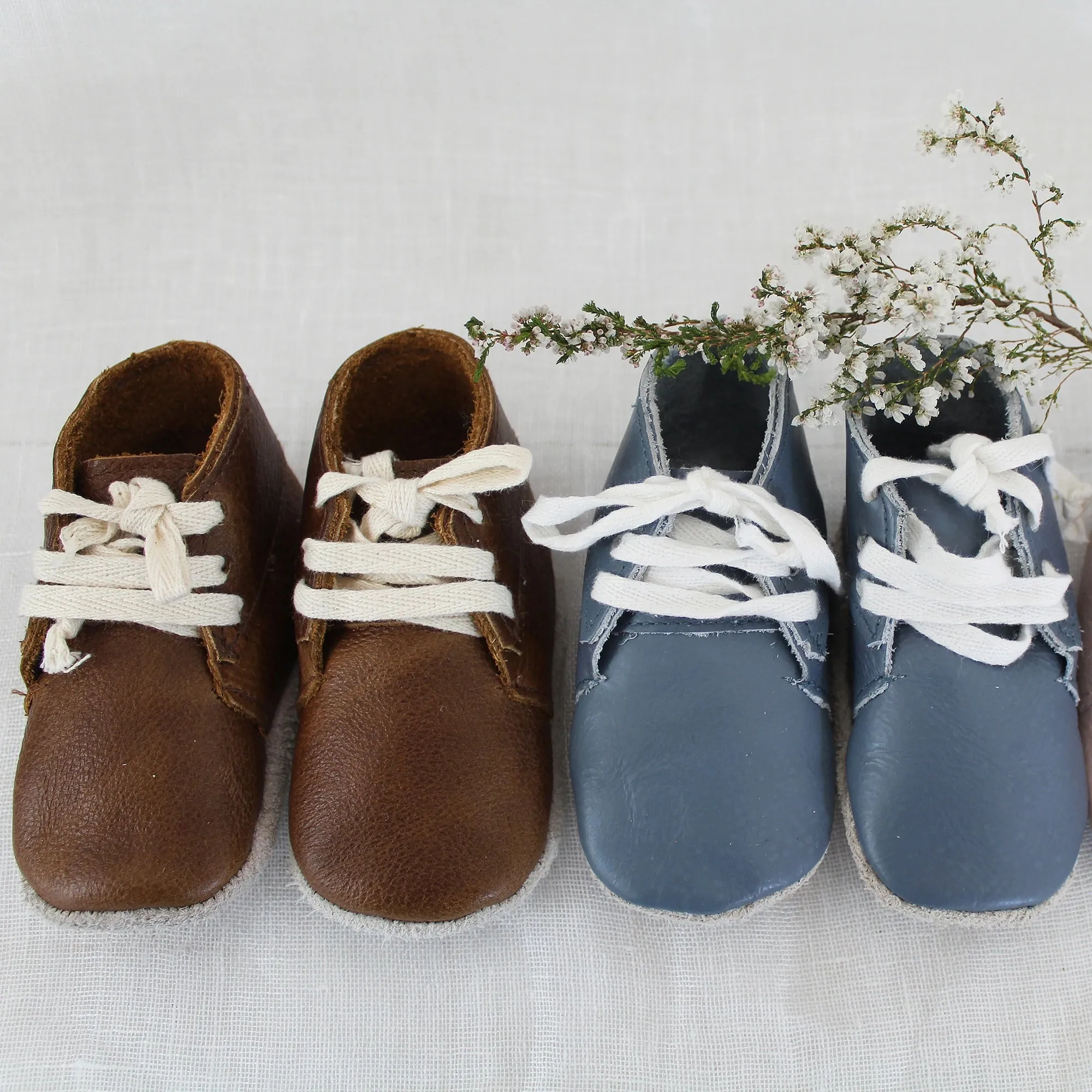 Lace Up Soft Sole Baby Shoes