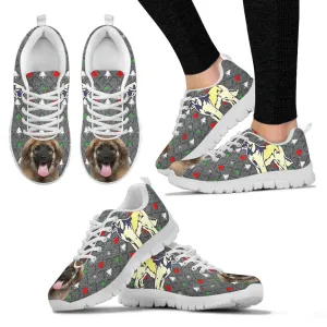 Leonberger Dog Print Christmas Running Shoes For Women-Free Shipping