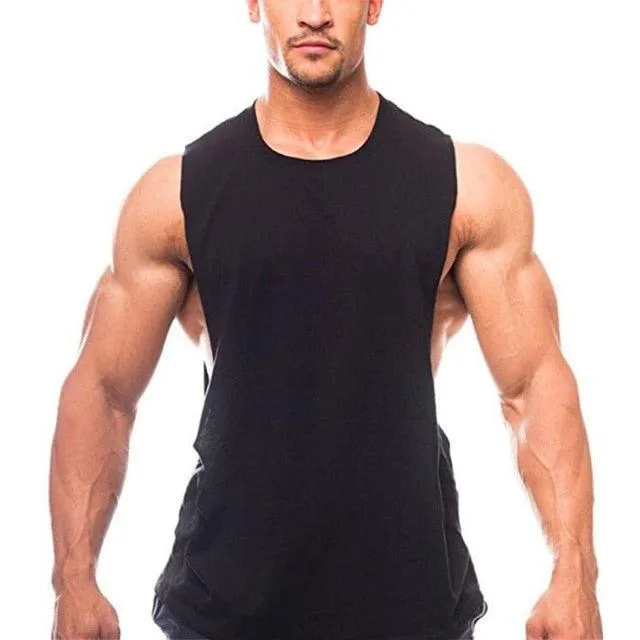 Men's Bodybuilding Gyms Sleeveless Fitness Top