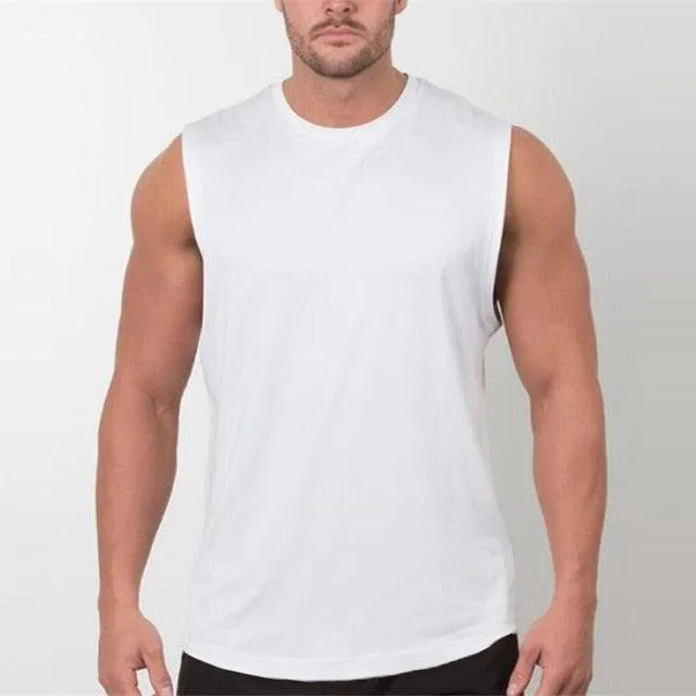 Men's Bodybuilding Gyms Sleeveless Fitness Top