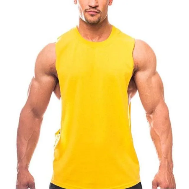 Men's Bodybuilding Gyms Sleeveless Fitness Top