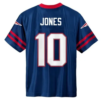 New - NFL New England Patriots Boys' Short Sleeve Jones Jersey - XS