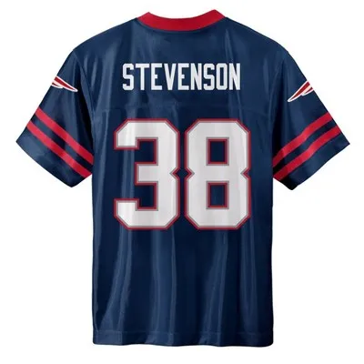 New - NFL New England Patriots Boys' Short Sleeve Stevenson Jersey Team Licensed