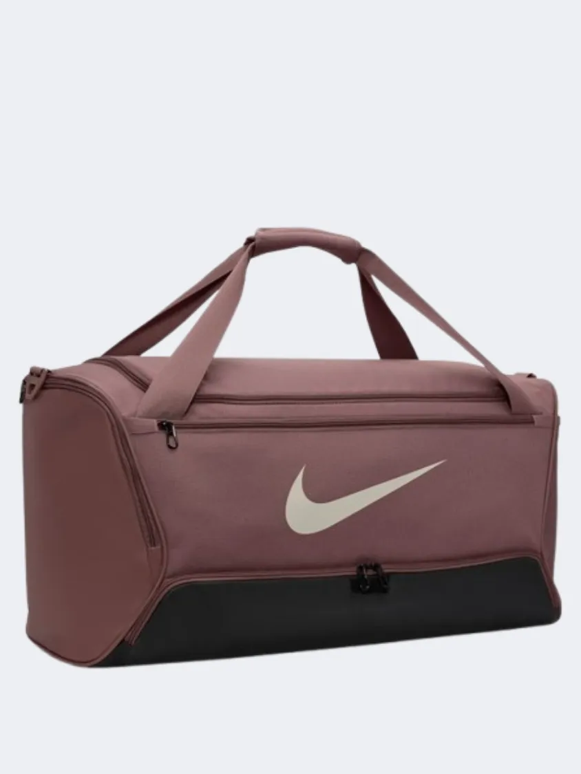 Nike Brasilia 60L Unisex Training Bag Mauve/Black/Brown