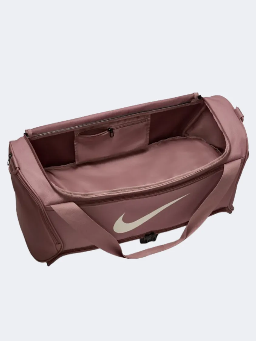 Nike Brasilia 60L Unisex Training Bag Mauve/Black/Brown