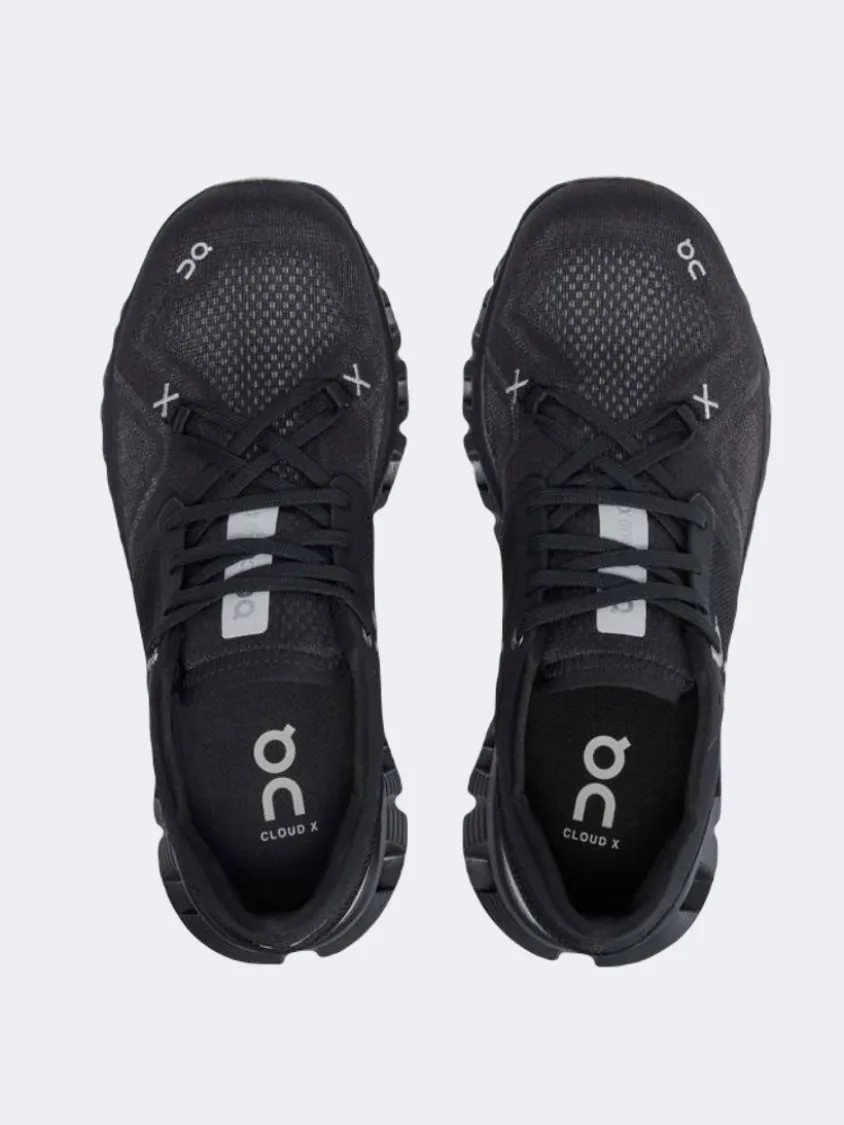 On Cloud X 3 Men Running Shoes Black