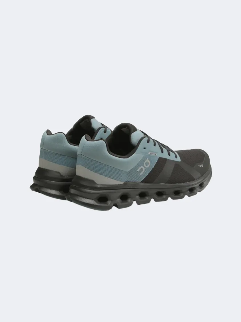 On Cloudrunner Waterproof 1 Men Running Shoes Black/Tide