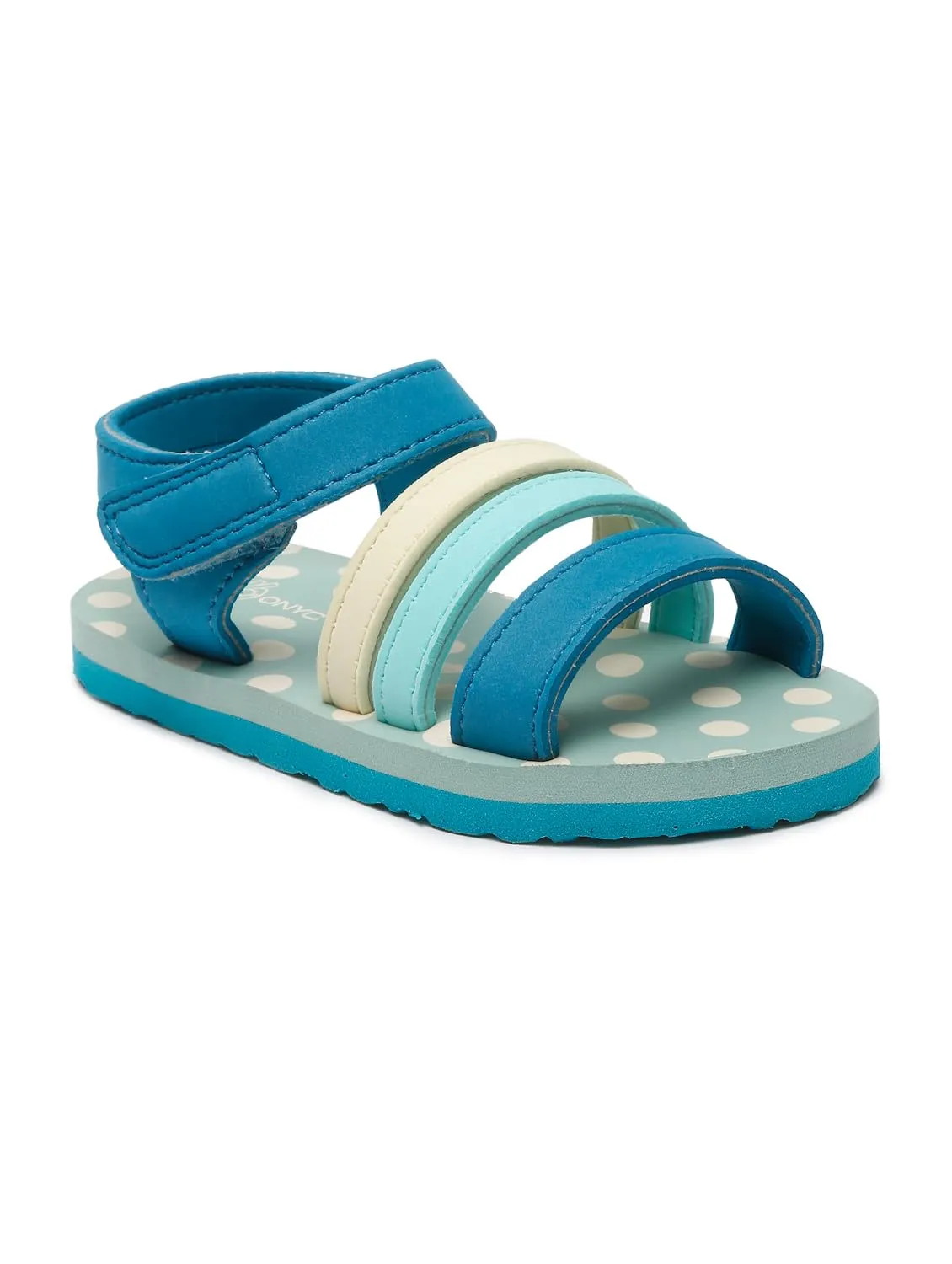 ONYC Premium Butterscotch Kids Sandals for Girls (Teal Blue) (5-6 Years)