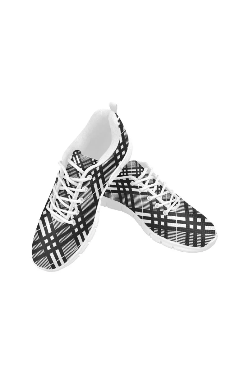 Plaid Passion Women's Breathable Running Shoes