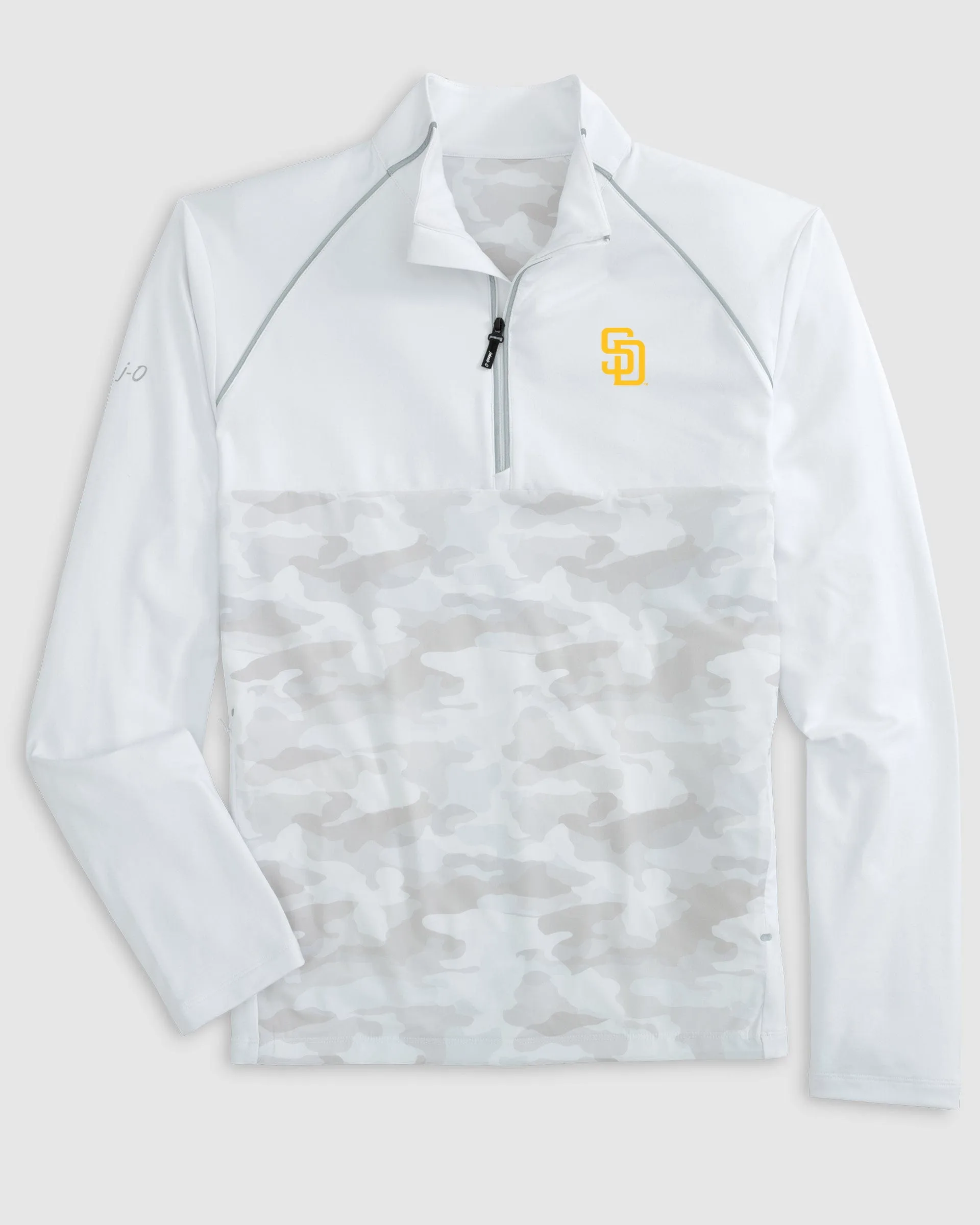 San Diego Padres Keiser Camo Mixed Media 1/4 Zip