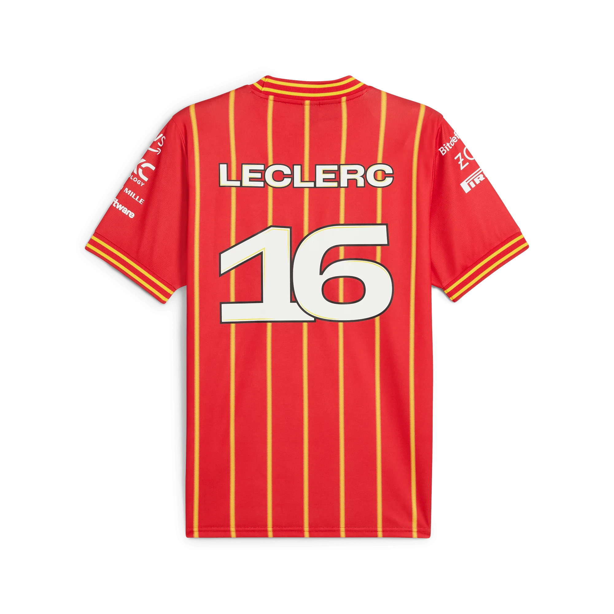 Scuderia Ferrari F1 Men's Limited Edition 2024 Team Soccer Jersey Austria GP - Leclerc/Sainz