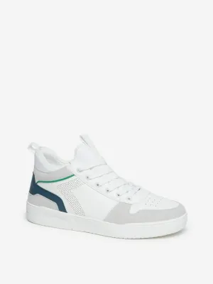 SOLEPLAY White High-Top Sneakers