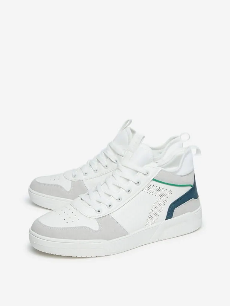 SOLEPLAY White High-Top Sneakers