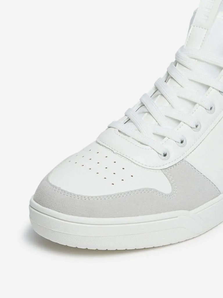 SOLEPLAY White High-Top Sneakers