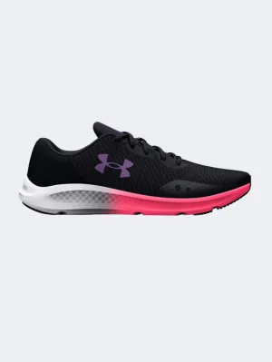 Under Armour Charged Pursuit 3 Women Running Shoes Black/Pink