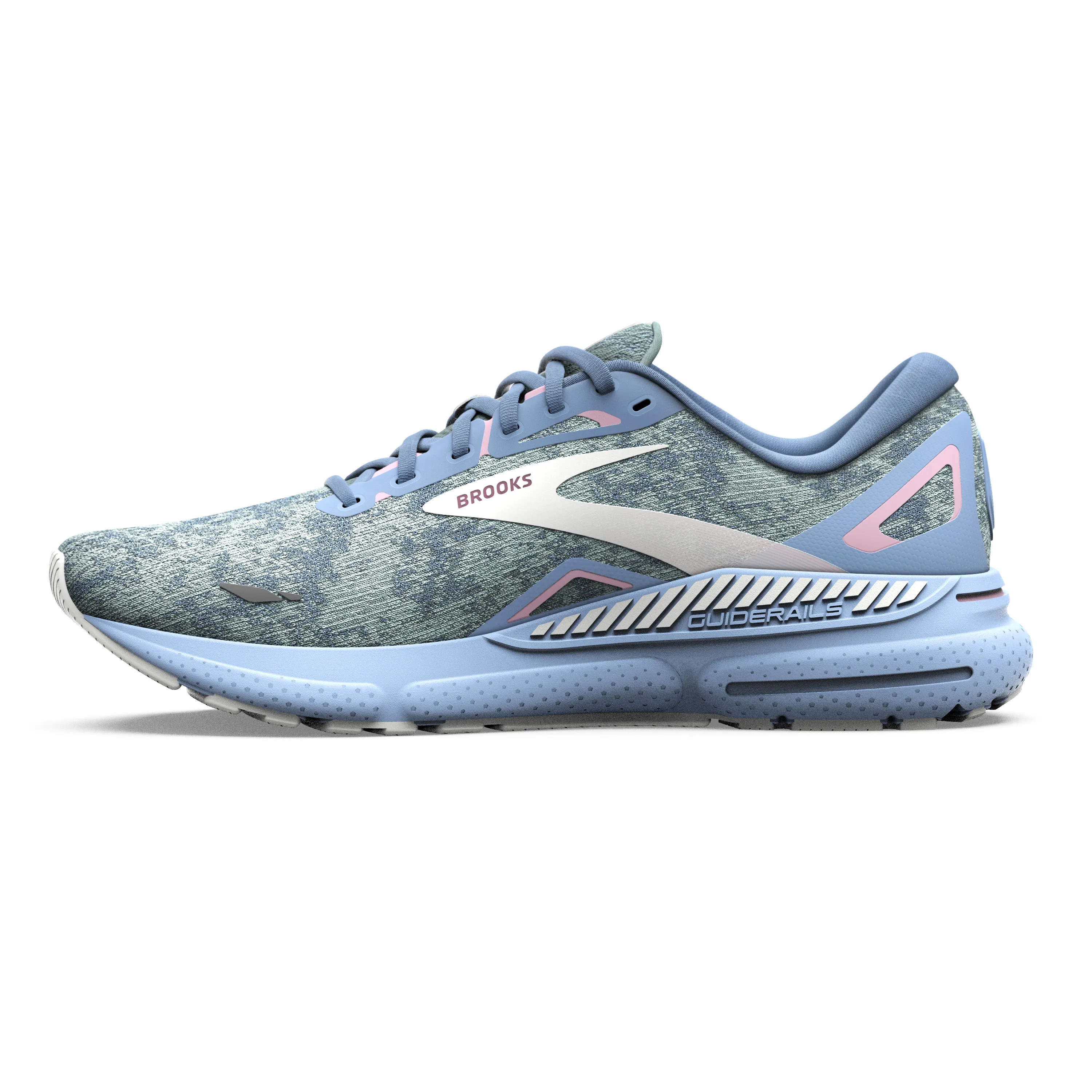 Women's Brooks Adrenaline GTS 23 1203811B493 Color: Blue/Open Air/Pink